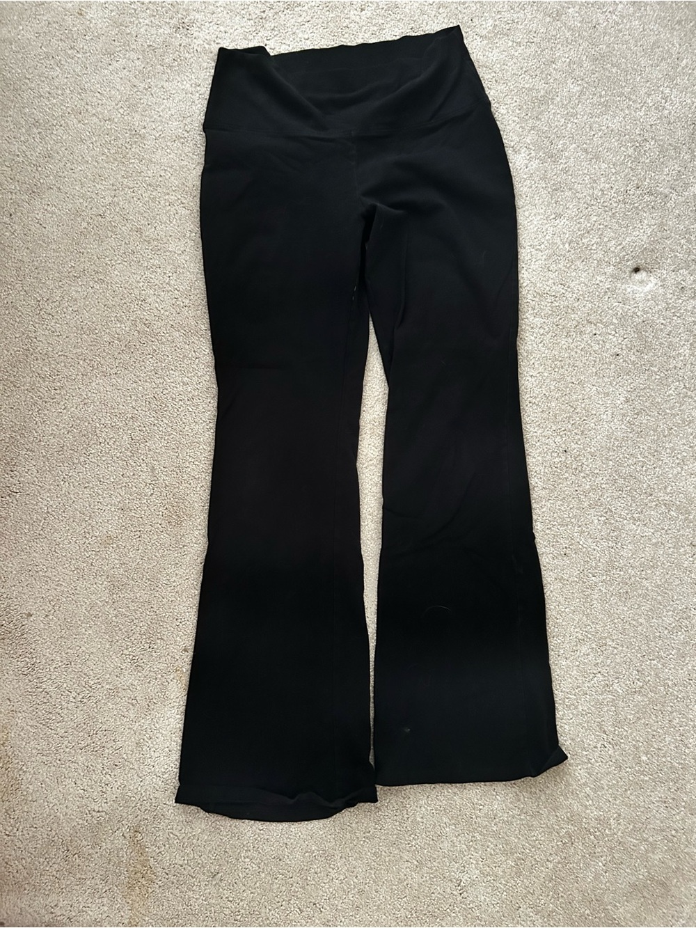 Black Flared Yoga Pants